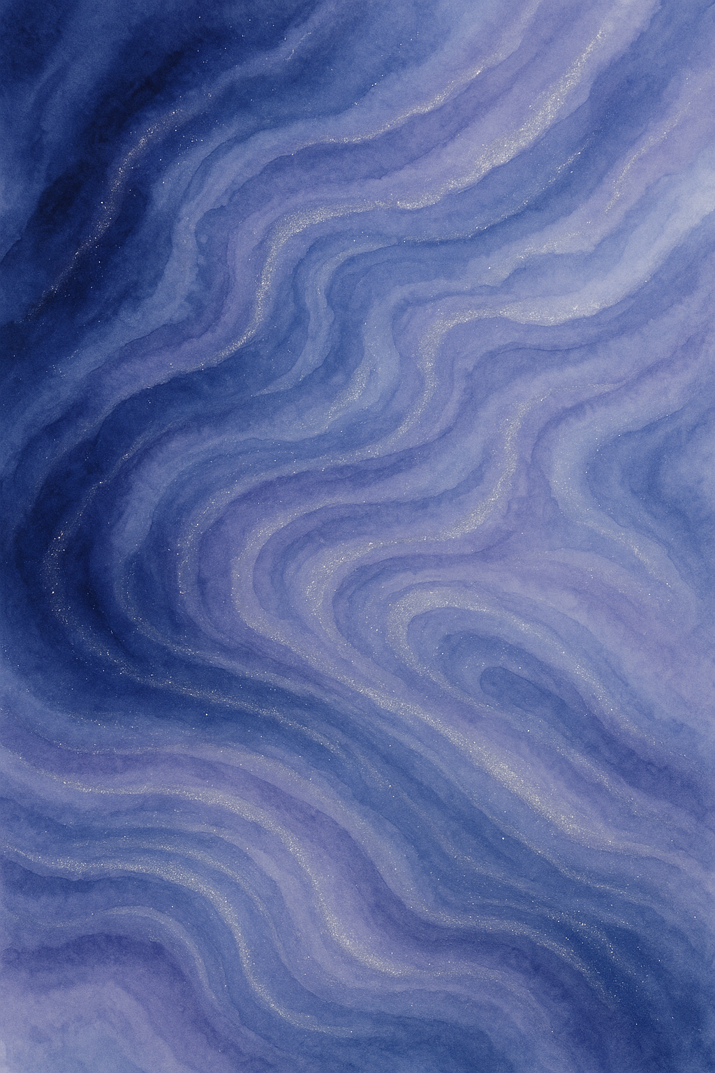 Celestial Swells — reverse coloring page watercolor background